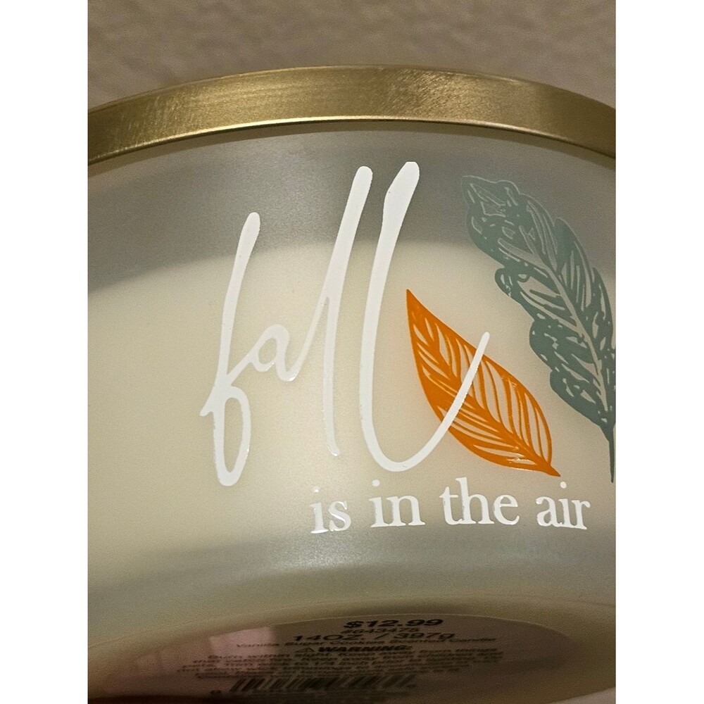 NWT Fall Is In The Air Decorative Candle
